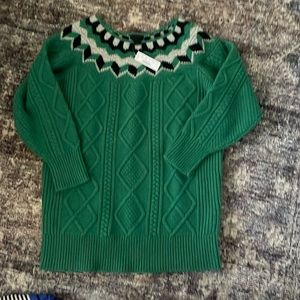 Bnwt j crew fair isle sweater size medium H3419